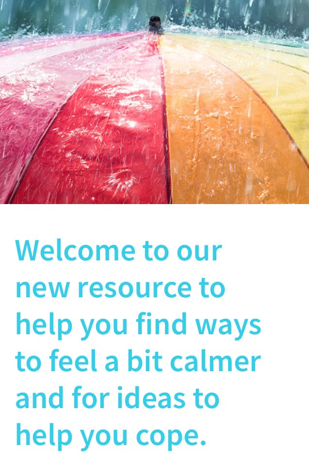 AlysColeKing's tweet photo. Delighted launch @4_MentalHealth_ #WellbeingAndCoping
https://t.co/xXnKCjrh2c
Co-funded @NHSEngland to help people cope #coronavirus pandemic
Thanks fab Expert Ref Group!
Calm, compassionate and practical
Has #COVIDwellbeing 30sec & 3min strategies for anytime-anywhere #COVID19 https://t.co/hROA9EkhiP