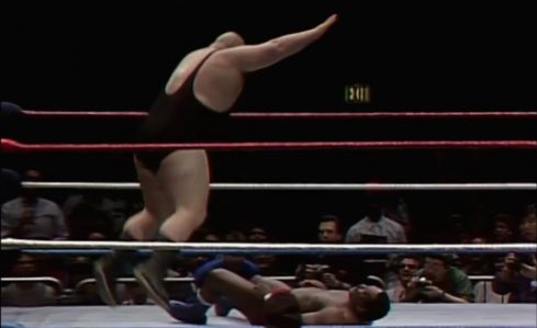 From  #WrestleMania1, it has to be the squash match between King Kong Bundy and SD Jones. Not a fan of Mania squash matches over the years