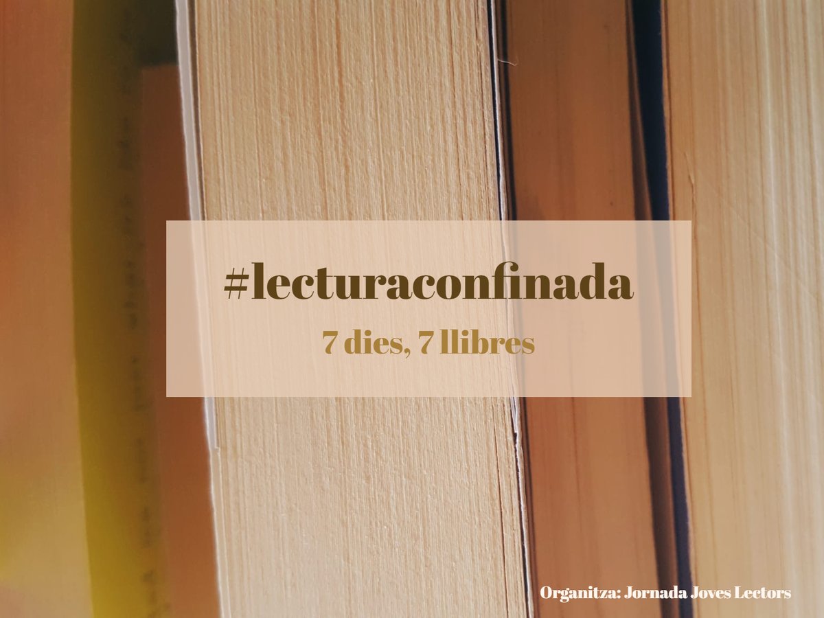 JornadaJovesLec's tweet photo. Ei! Com esteu passant aquests dies de confinament? 🥰Encara queden uns mesos per a la 2a jornada de joves lectors, però... us proposem un repte! 🤪 Un repte literari, és clar! Vols saber-ne més? Segueix llegint! 🤓 #lecturaconfinada https://t.co/OJCprdfyTn