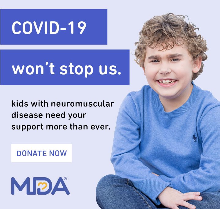 Hunter Bradley (@hunterb_53) on Twitter photo #Neuromuscular disease doesn’t stop during a time of crisis. #COVID19 canceled #MDA fundraising events, which support clinicians at over 150 MDA Care Centers across the U.S. Join me in supporting <a href="/MDAorg/">Muscular Dystrophy Association</a> Visit MDA.org to support MDA families today. #Neuromuscular disease doesn’t stop during a time of crisis. #COVID19 canceled #MDA fundraising events, which support clinicians at over 150 MDA Care Centers across the U.S. Join me in supporting <a href="/MDAorg/">Muscular Dystrophy Association</a> Visit MDA.org to support MDA families today.