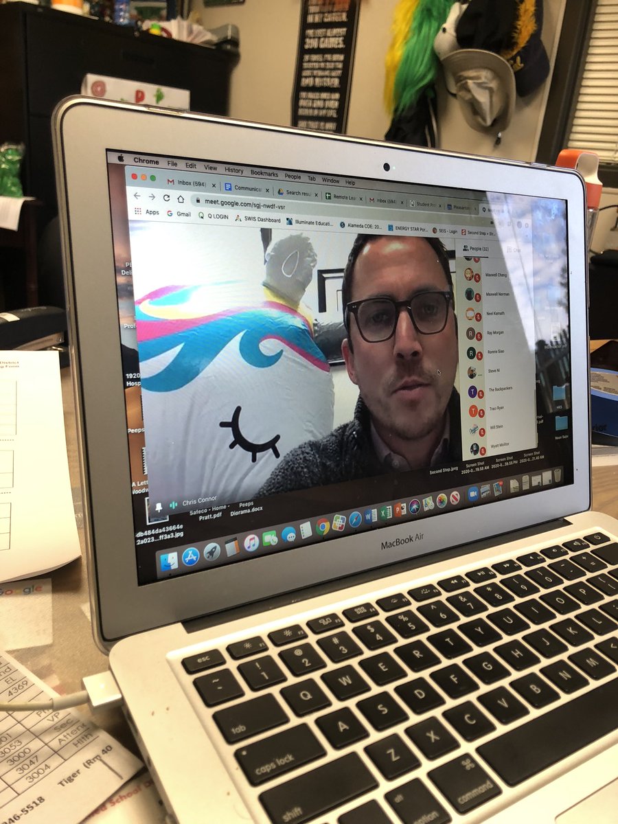 WGroadrunners's tweet photo. Mr. Connor is live hosting a principals coffee ☕️ to answer any questions and give a brief update on the amazing things happening during remote learning. @PleasantonUSD https://t.co/7CFmtRXLiE