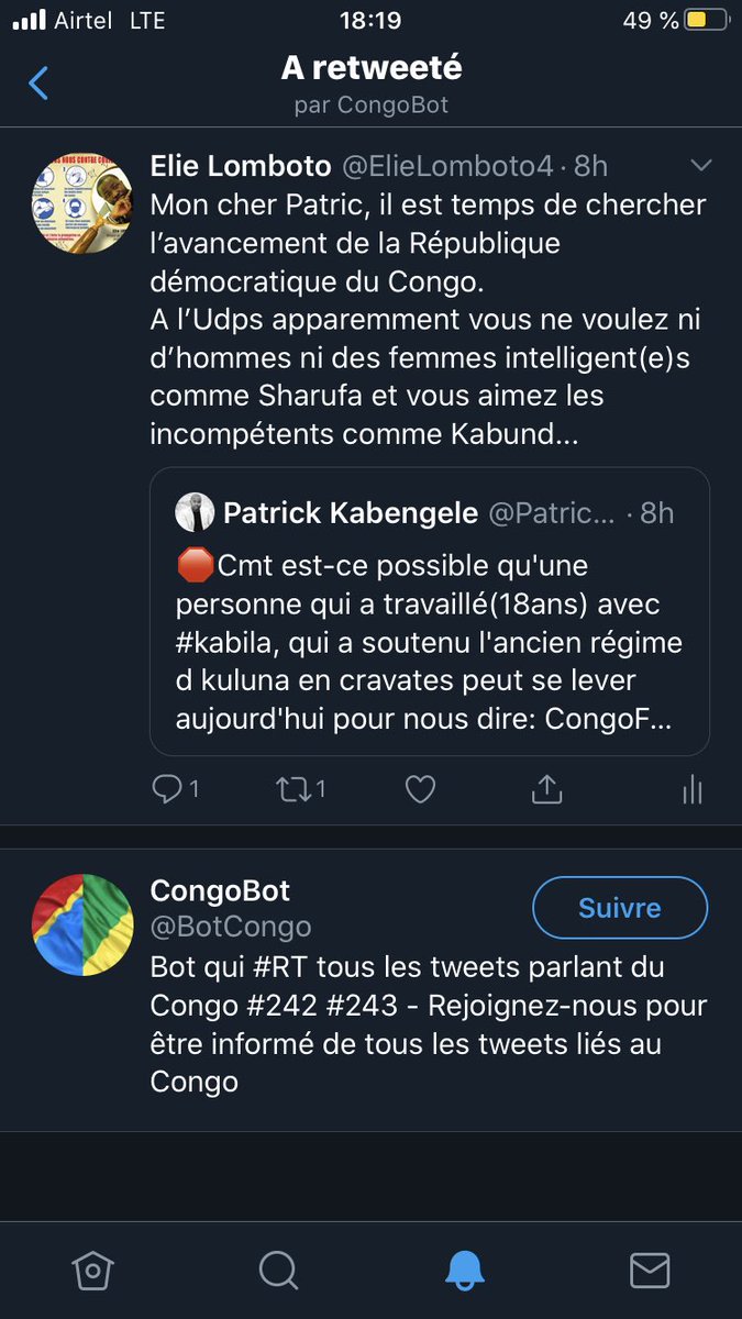 ElieLomboto4's tweet photo. Mon frère Partik 😂😂😂😂😂 https://t.co/WBk0r5iSoB