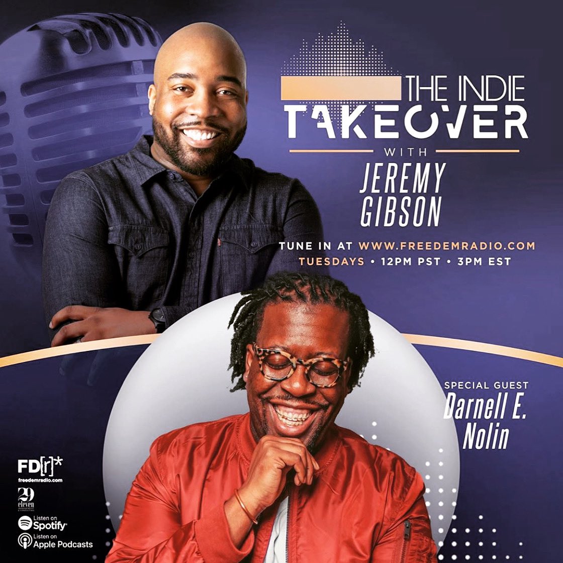 Catch the Season 2 premiere with label executive, creative influencer and artist manager <a href="/DarnellENolin/">Darnell E Nolin</a> Tune in Tuesday 12p  PST 3p EST #independentartist #musicindustry #onlinerasio #freedemradio #ApplePodcasts #spotifypodcast #googlepodcast #breakerpodcast