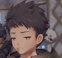 This is actually one of the few times a character model makes this face and it isn't just timing from the person taking the screenshot. The boy is actually that disappointed.  #Xenoblade2