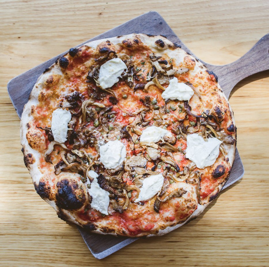 One Mushroom Pizza coming up! Who’s taking the first slice tonight?

1/2 off for service industry workers!
​To place a to-go order, visit The Backspace website or by calling 512.474.9899. For delivery, visit <a href="/Favor/">Favor</a>, <a href="/DoorDash/">DoorDash</a>, <a href="/UberEats/">Uber Eats</a>, and <a href="/GrubHub/">Grubhub</a>