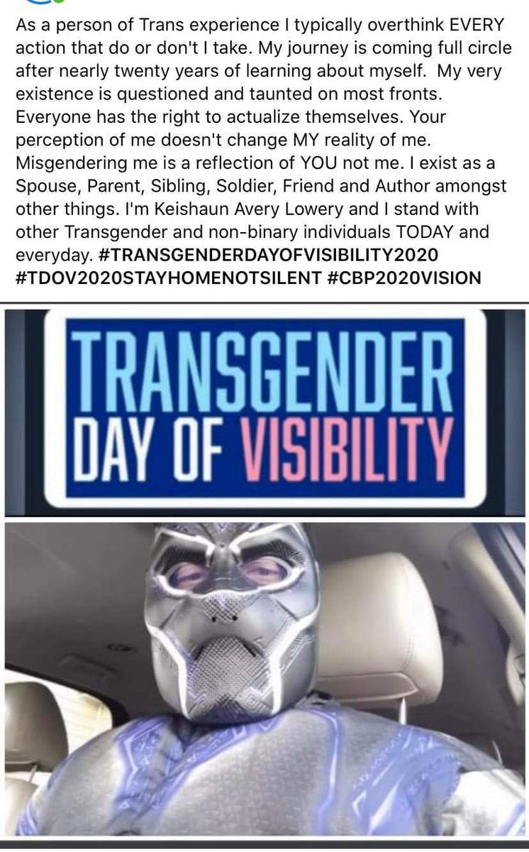 CLT_BPride's tweet photo. Submit your photos to @CLT_BPride and show off your visibility ✊‼️✨
#TDOV2020STAYHOMENOTSILENT
#CBPVISION
#TransDayOfVisibility https://t.co/NkTVt9Z4Tb