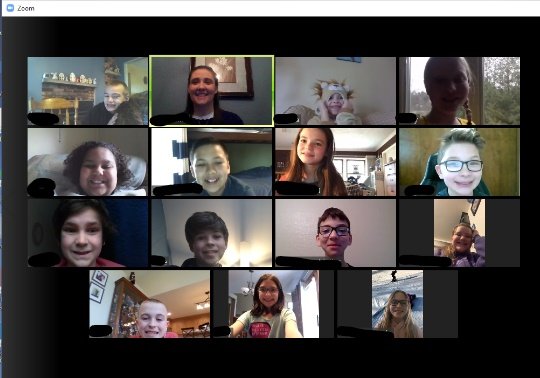 MJonesGL's tweet photo. What a fun morning with my students on Zoom!  #GLCSRyan https://t.co/QPUaUwxLpb