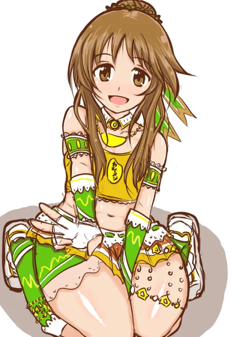 色合いを変えると雰囲気がまたちょっと変わっていいですね…
#デレマス 
#高森藍子 
