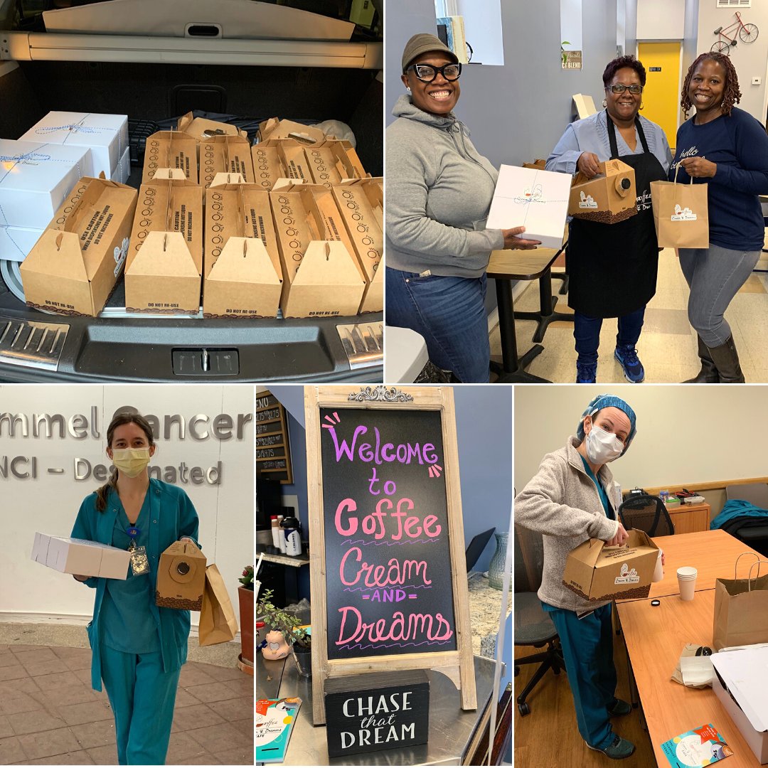 oneupevents's tweet photo. @CreamsandDreams...They stepped up to the coffee challenge &amp; knocked it out of the park...125 coffees to go accompanied by scrumptious pastries!

We can’t do this w/out you...All donations help feed our Hospital Heroes! #HospitalHeroesFoodDrive

Donate: https://t.co/A9lVIzQjpi https://t.co/EO02N3CmIQ