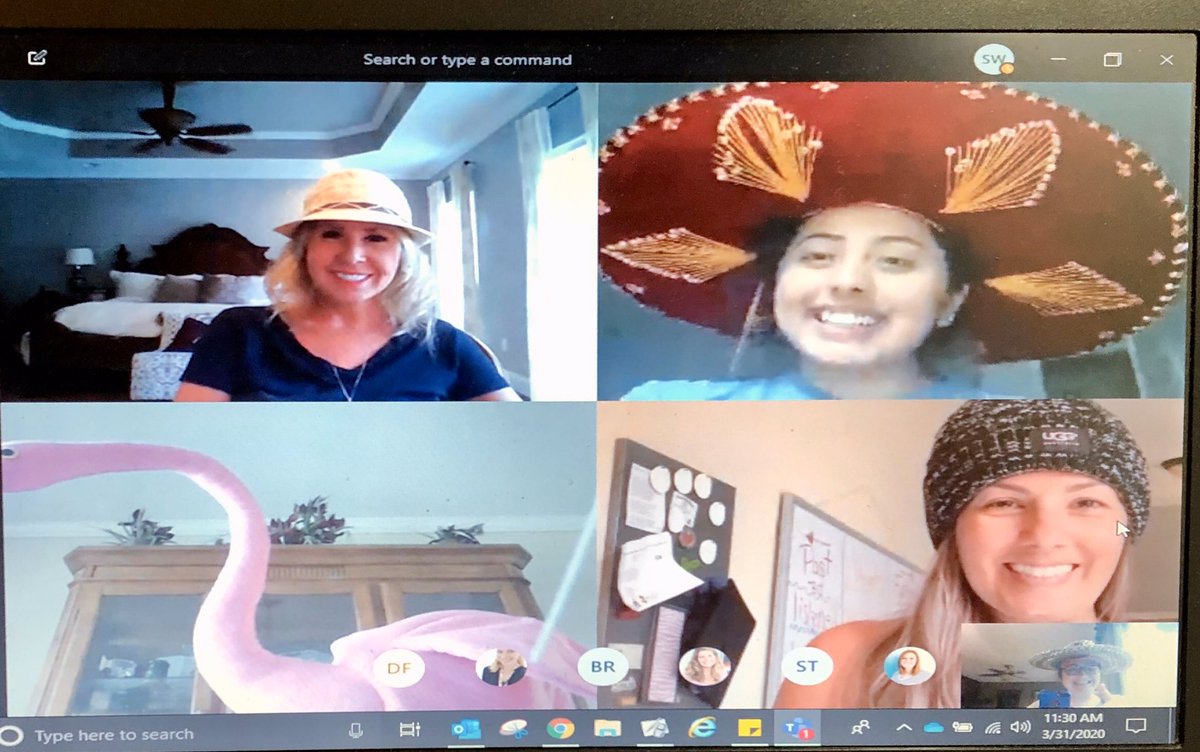 Hasty Virtual Spirit Week: Hat Day! Enjoyed Collaboratively Planning with this amazing 3rd grade team this morning! #HastyDLD <a href="/CherokeeSchools/">Cherokee Co. Schools</a> <a href="/CcsdCares/">CCSD C.A.R.E.S.</a> <a href="/RodLarrotta/">Rodney Larrotta</a> <a href="/SandiHarrison22/">Sandi Price Harrison</a> <a href="/CCSD_PD/">Prof Dev</a> #BeDoHaveGive @smwebber10 <a href="/sgorman1st/">Sarah A. Gorman</a> <a href="/JBekebrede_HES/">Justine Bekebrede</a> <a href="/msguerreroHES/">Ms.Guerrero</a> <a href="/ToriLynnW24/">Tori Windmiller-Sprayberry</a>