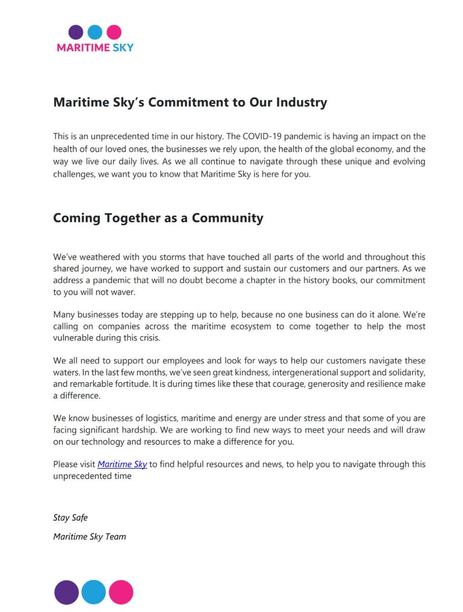 MaritimeSky's tweet photo. #stay_safe #WorldTrade #seafarers #COVID19 https://t.co/HSbbQhNedh