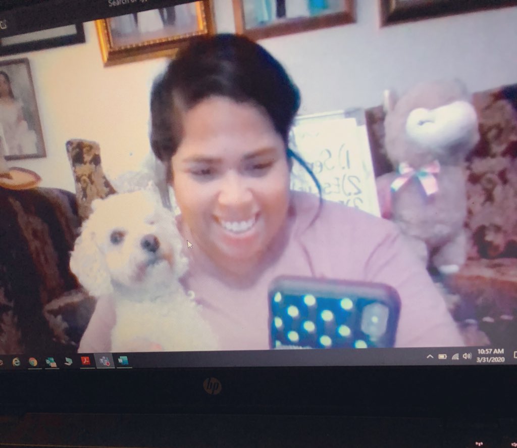 Lid__Hernandez's tweet image. Can kindergarteners have a successful Microsoft Teams meeting??? ABSOLUTELY!!!!!! Of course we reviewed our rules and expectations! We even had a special guest! My 🐶. And our class mascots were also present! #llamallama #KindergartenLife @PineyElem