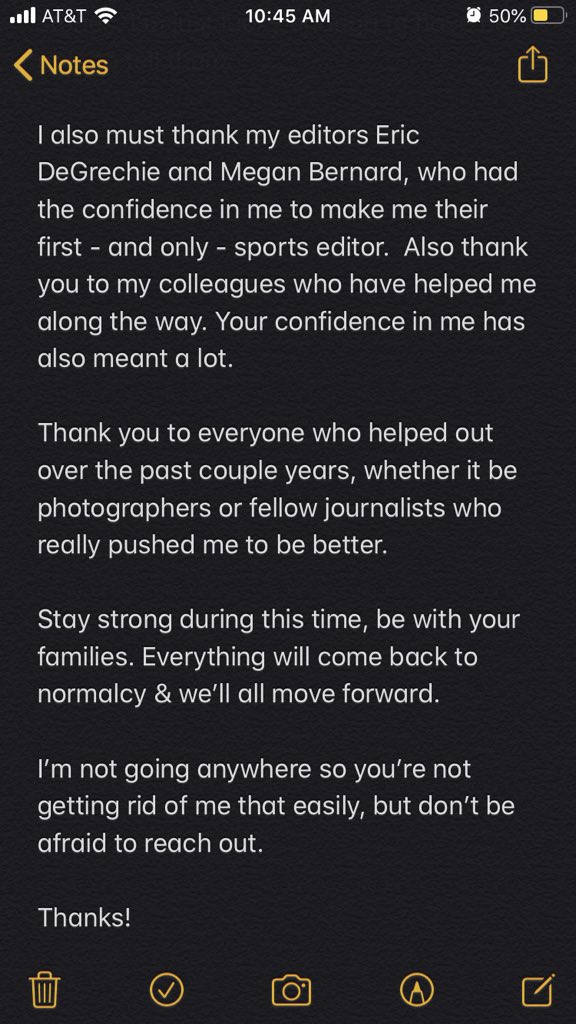 Well the rough times have hit home. 22CM ceased operations today, meaning that I, along with a number of my talented co-workers, are out of a job. More below.  Thanks to the <a href="/NewTrier203/">New Trier HS</a>, <a href="/LAGoRamblers/">Loyola Academy Athletics</a>, <a href="/LoyolaAcademy/">Loyola Academy</a> &amp; <a href="/AthleticsNTHS/">New Trier Athletics</a>  communities for your support