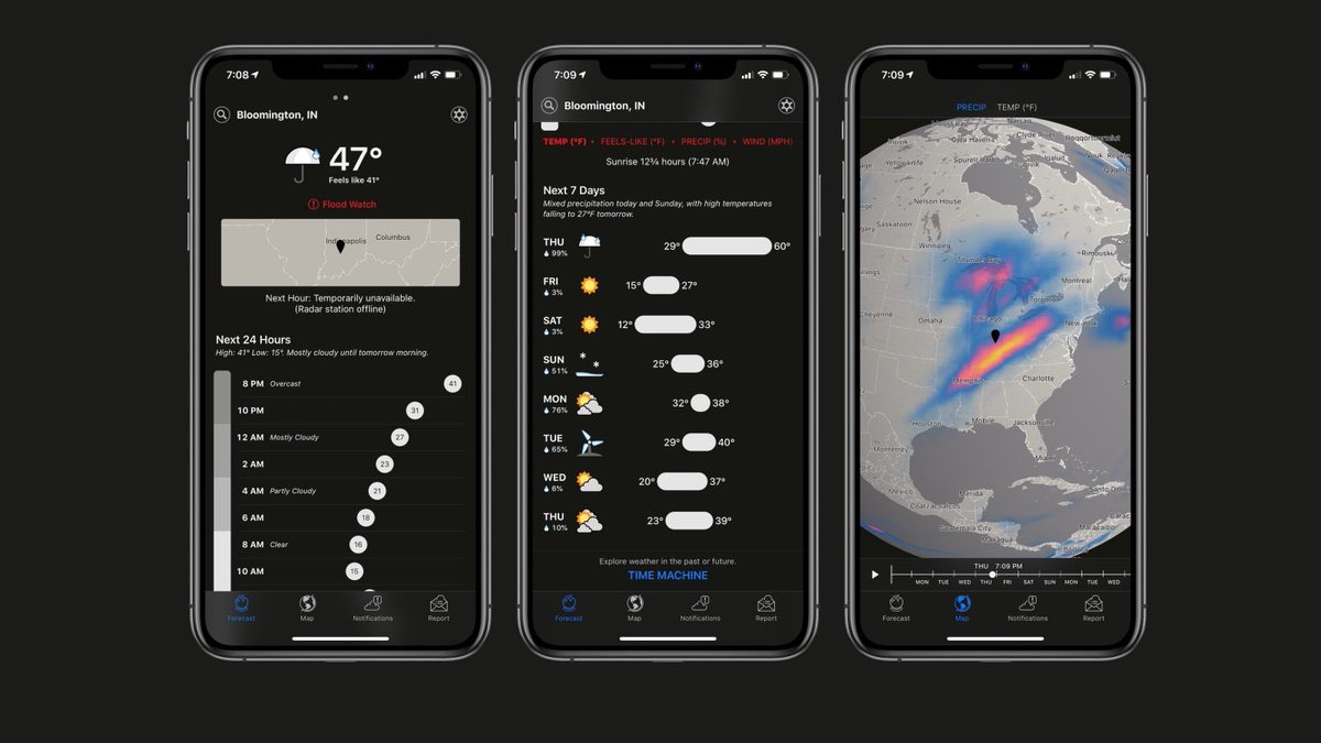 qatnology's tweet photo. عاجل / ابل تستحوذ على تطبيق الطقس Dark Sky وتوقف نسخة الاندرويد من التطبيق 😂 https://t.co/NdoT87K8Cm