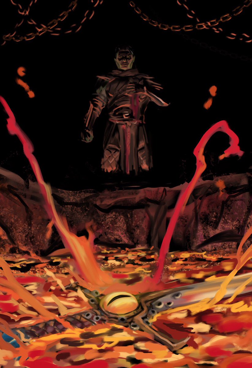 Ailustrar's tweet photo. #criticalrolespoilers 

Remembering when the warlock shocked all of us.
#Criticalrole #criticalrolefanart https://t.co/iZ9Ki3t8dq