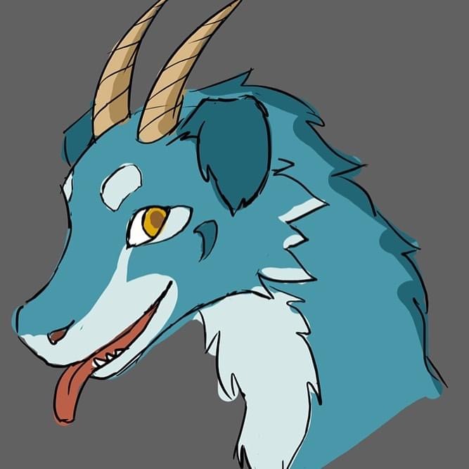 FacingDragons's tweet photo. Connek embodies the connection we have with friends, family, and loved ones. Our artist started with a dog-like concept and slowly evolved him to look more like a dragon with a playful demeanour 💙#facingdragons #conceptart #dragon #dog #dogart #social #gamedevelopment #indiegame https://t.co/gq6ZAHLY2B