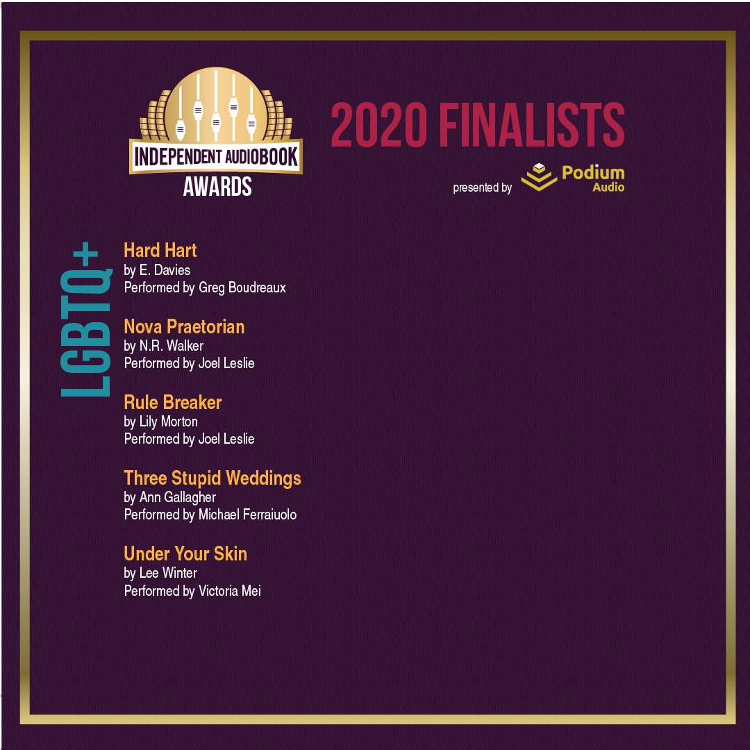 YlvaPublishing's tweet image. We are so proud! Victoria Mei (@ReadbyVictoria) is a finalists in the LGBTQ+ category 2020 Independent Audiobook Awards with Under Your Skin by Lee Winter (@LeeWinterOz)  

#audiobook #award #2020IAAFinalists  #2020IndependentAudiobookAwards #LGBTQ