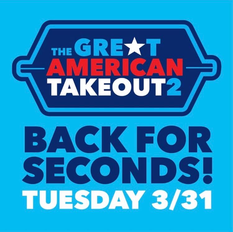 saladfarm's tweet photo. Who's in? Order take out or delivery from your favorite SALAD FARM today for the #greatamericantakeout happening today! Thank you for your continued orders and support! We're all in this together 👊 💚 https://t.co/jJHIdpvi96