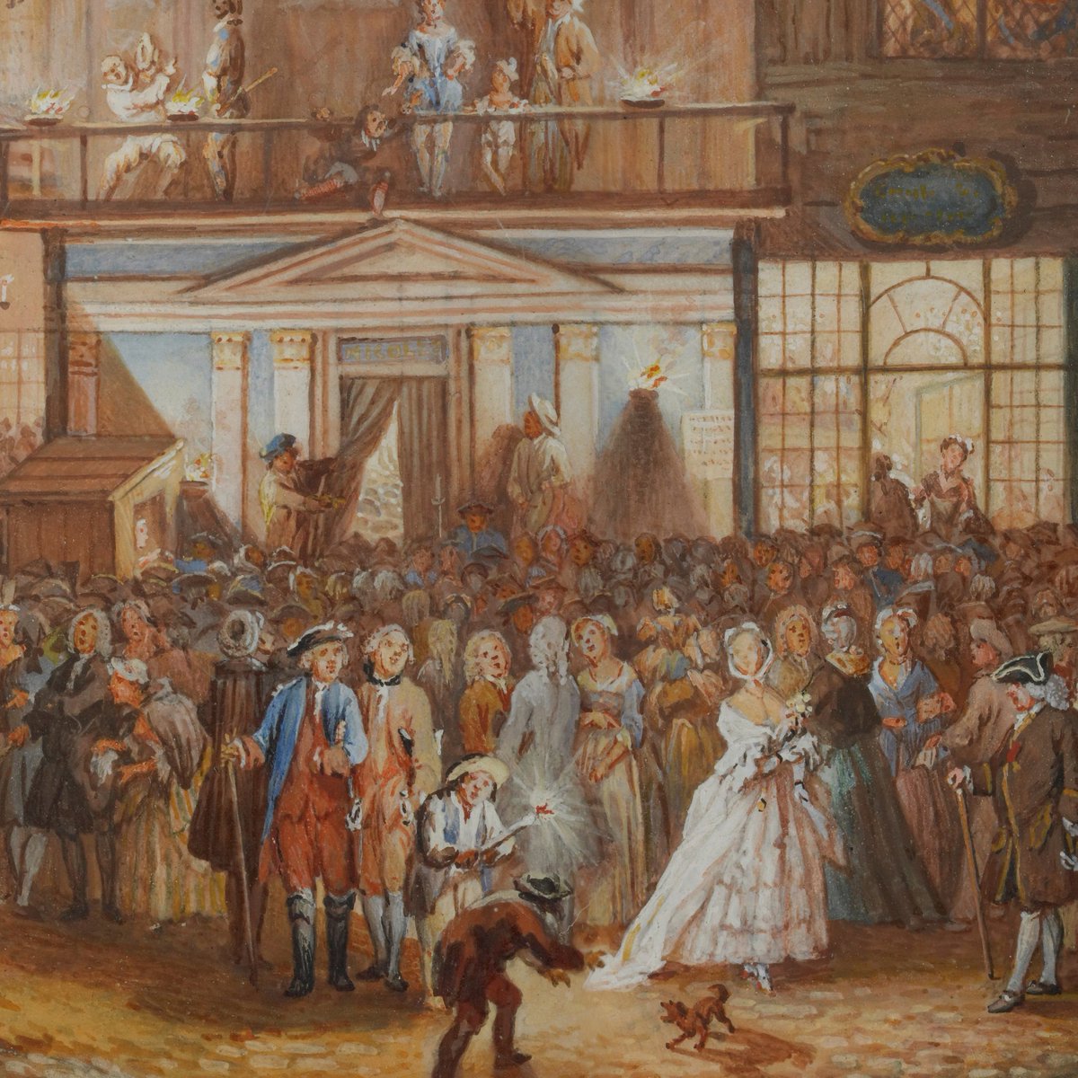 WallaceMuseum's tweet photo. This captivating miniature depicts the fair of St-Germain, which had been held in spring since the Middle Ages.

Painted in 1763 by the French miniaturist #LouisNicolasvanBlarenberghe, it ranks amongst the most fascinating images of life in #18thcentury Paris.

#WallaceFromHome https://t.co/OrYz7sDGRn