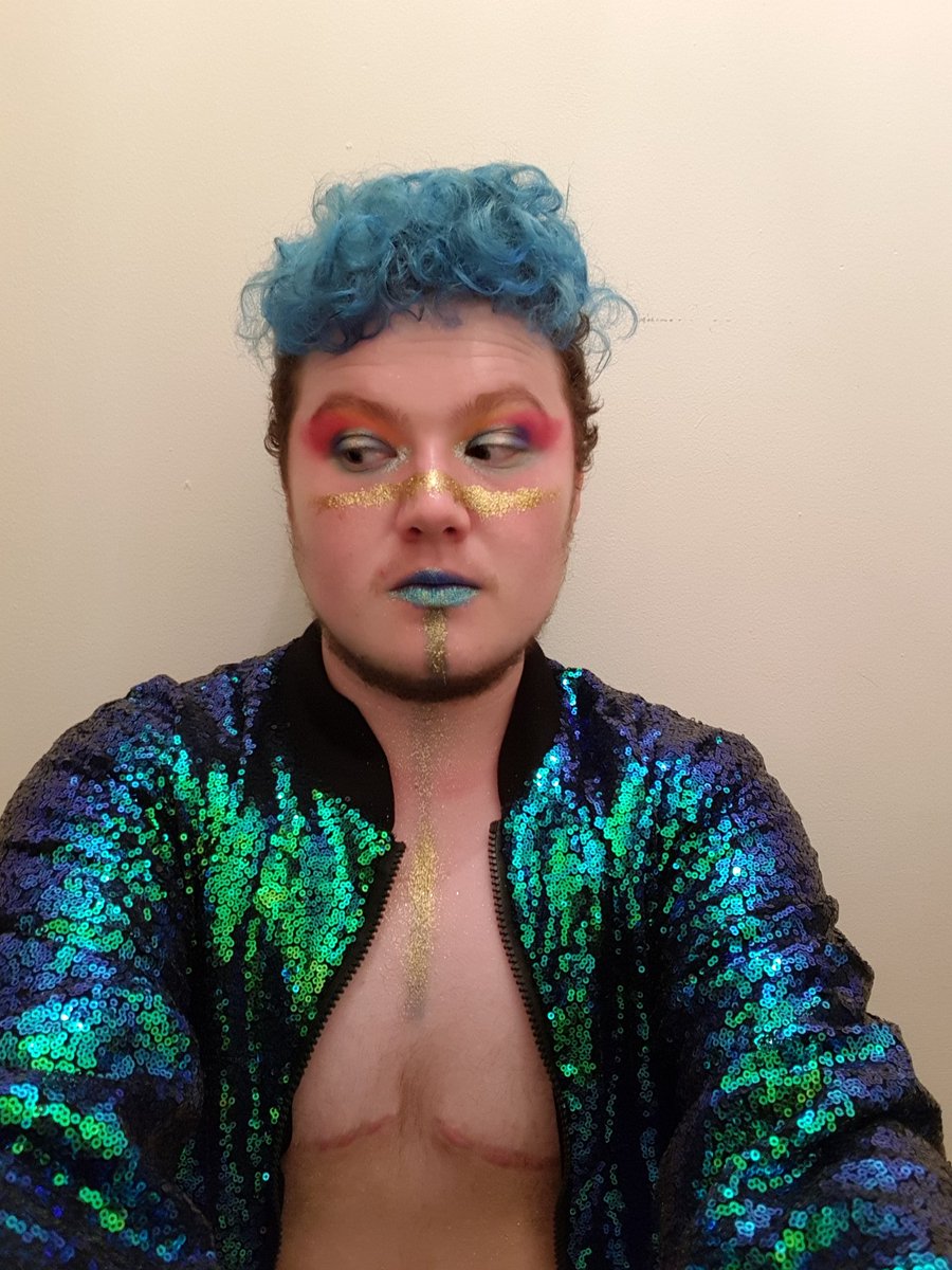 Chaotic_Queer's tweet photo. Happy #TransDayOfVisibility The past year has been almost as big as the last. I started burlesque which has been terrifying and amazing!
I want to send love to those who can't come out, or those who feel now isn't the right time. Your time will come  ❤
#TDOV #TransIsBeautiful https://t.co/aK4tfzf31D