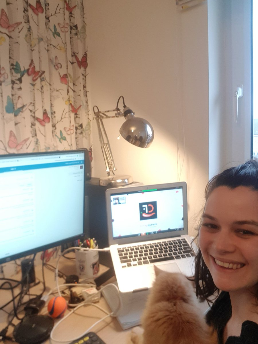 Anabanania's tweet photo. Super happy to be joining @StartupGrindEDI on @zoom_us and using @Slidoapp!
Thanks @decmclaughlin_ & @NickBlairMurray for hosting and looking forward to hearing from @BruceWalker_ in a bit! Also a bonus guided meditation from @andrewjohnson later on. π #SGvirtual #SGedinburgh https://t.co/cFkJ0EU8Pk