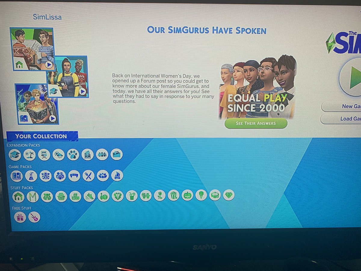 lissa_yt's tweet photo. Itโs official! I own EVERY Sims 4 pack, (Including My First Pet Stuff)!! And now with the gallery update for console I feel complete!
Thanks @TheSims!!! ๐
#TheSims #console #myfirstpetstuff https://t.co/EFWw5KFcoQ