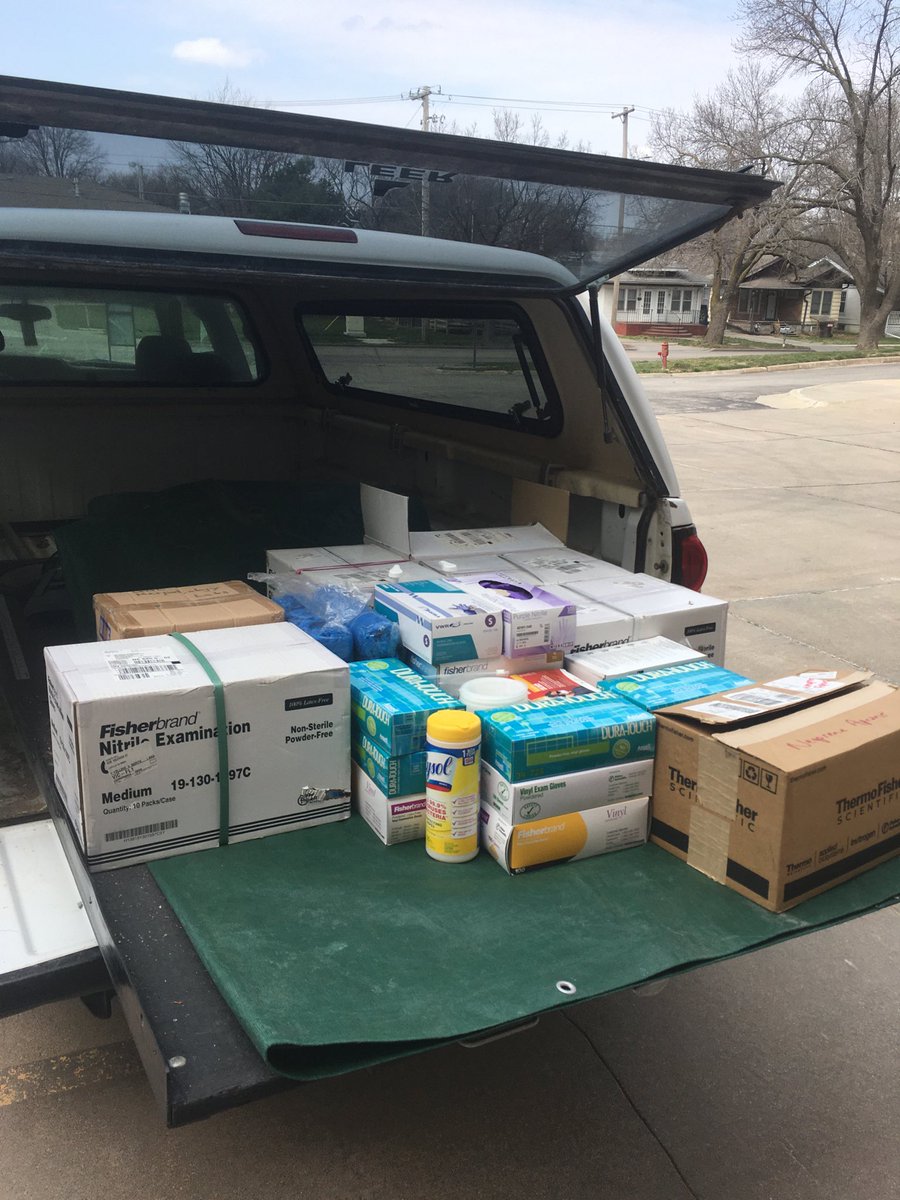 limnojess's tweet photo. This lab truck is making its most important trip yet. Itβs headed towards #BryanHealth hospital with donations of PPE from β¦@UNLSNRβ© ... 1/n https://t.co/Gbc1luMufA
