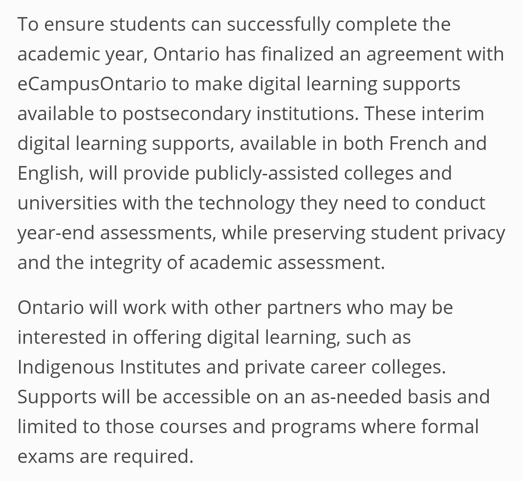 jddneary's tweet photo. Province of Ontario is delivering online examinations for university students. Certification exams for @Royal_College are much more urgent. No reason they cannot be delivered using a similar platform @ConcResidents 

https://t.co/5JC6gq3CGi https://t.co/uqn9AvSp9K