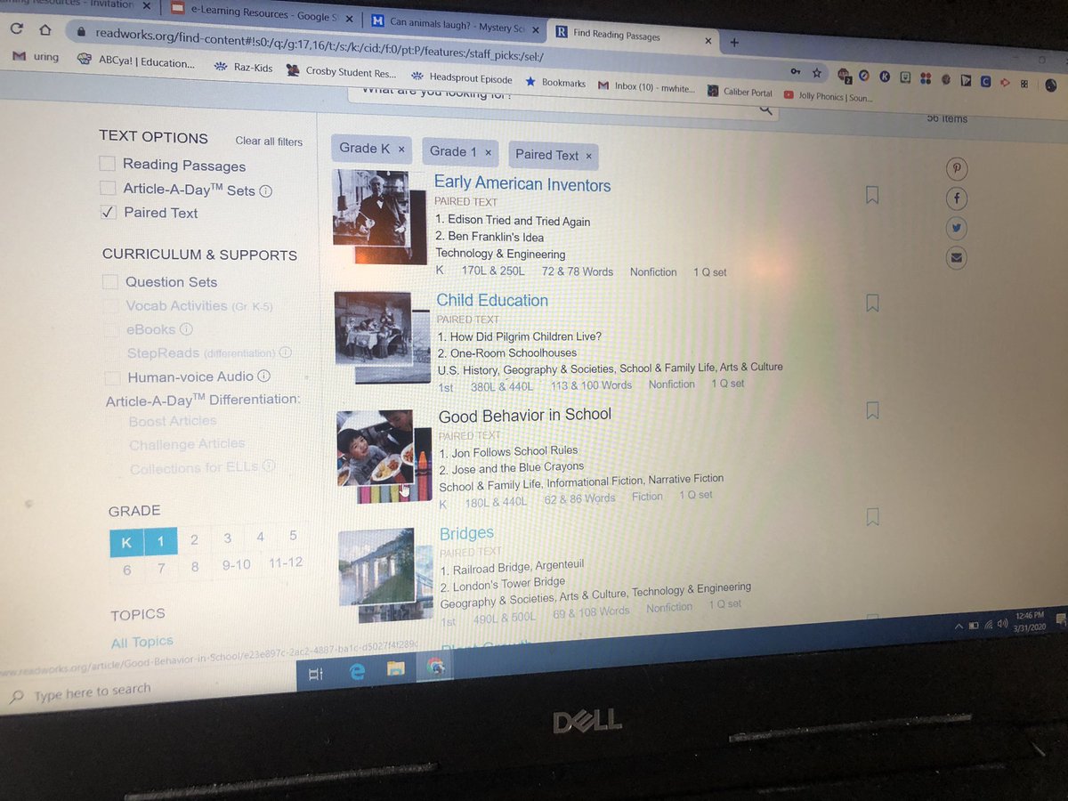 McgwhiteMeaghan's tweet photo. This afternoon I’m exploring @MysterySci and @ReadWorks to help support our teachers and students. #d50teachersrock #d50elearning #d50icp #WeDoLearning @HarvardD50 https://t.co/E2hrPEZAjb
