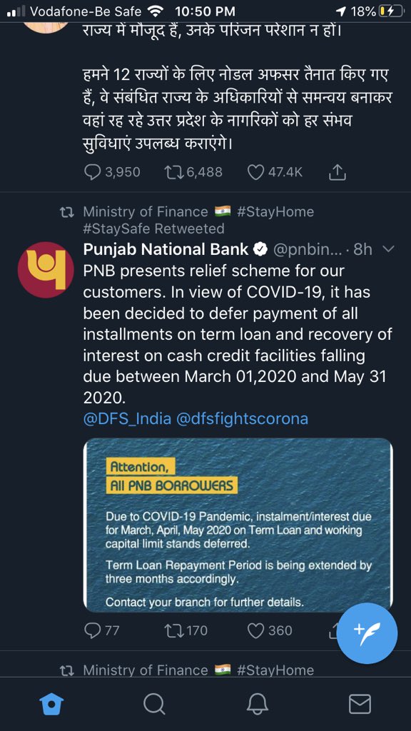 CAPankajAgarwa2's tweet photo. @ICICIBank @HomeLoansByHDFC already disturb by covid-19, business are lockdown. When will you give the relief. All banks given relief but from your side yet not received any tweet regarding deferment of EMI https://t.co/OIRDCrbhiQ