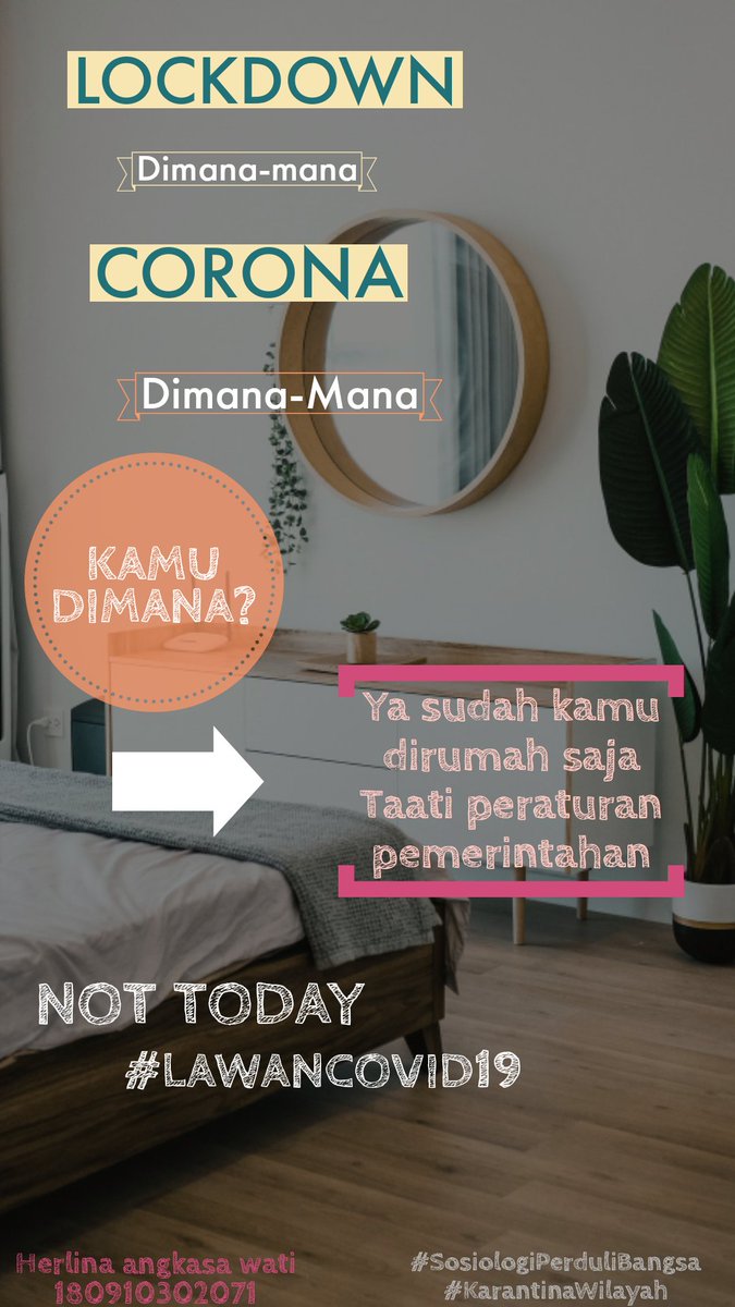 Herlina2402's tweet photo. #KarantinaWilayah #sosiologiperdulibangsa #sosiologimaritim https://t.co/tVQmgJWobG