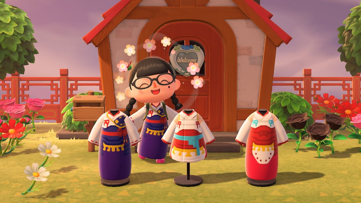 Skybeat81's tweet photo. #AnimalCrossing #ACNH #NintendoSwitch #FEFate #FESakura #FE14 
Codes for the outfits! The blue one is for my OC! Enjoy https://t.co/6we9kPCfYw