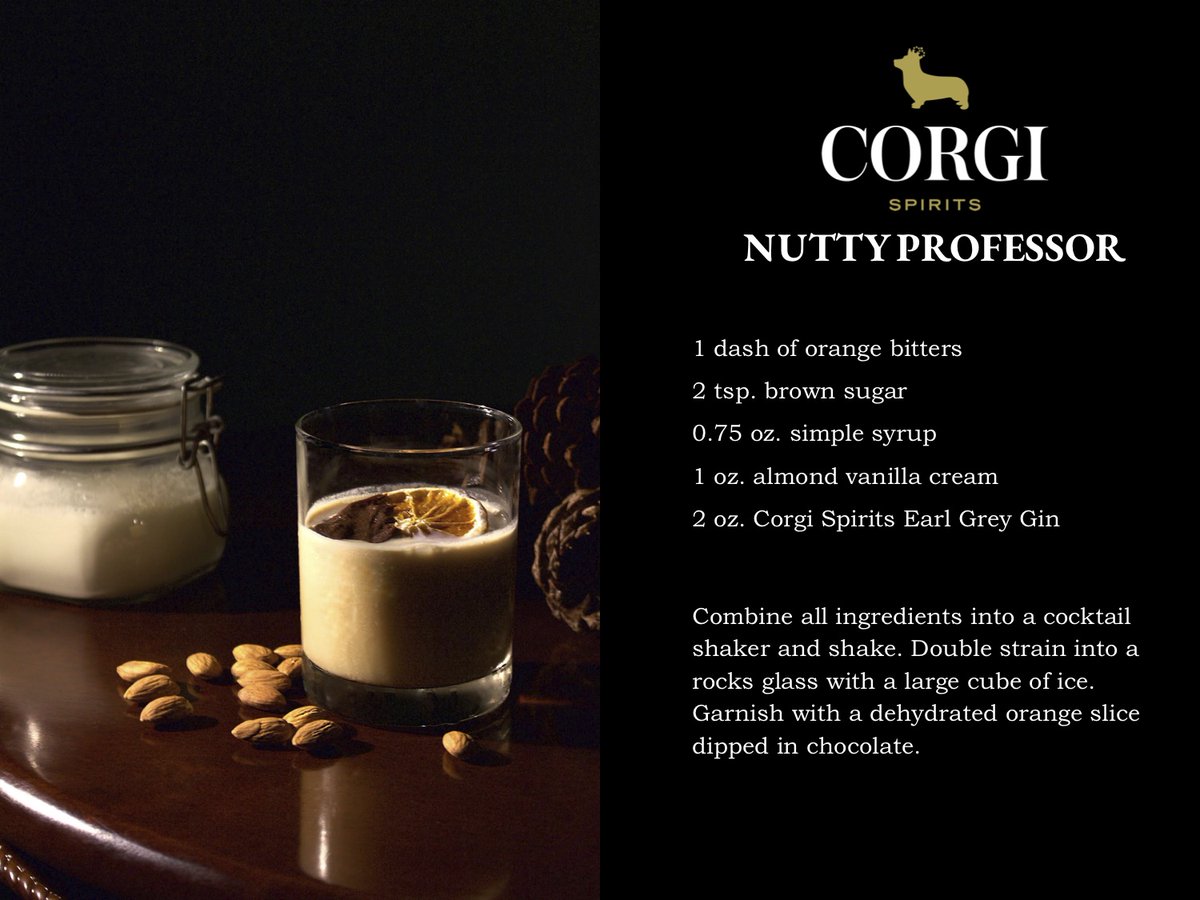 CorgiSpirits's tweet photo. We're all going a bit nutty staying isolated in our homes. Why not just lean into it with this velvety recipe for our Nutty Professor.
#cocktail #recipe #nuttyprofessor #creamy #corgispirits https://t.co/kOkezPp10X