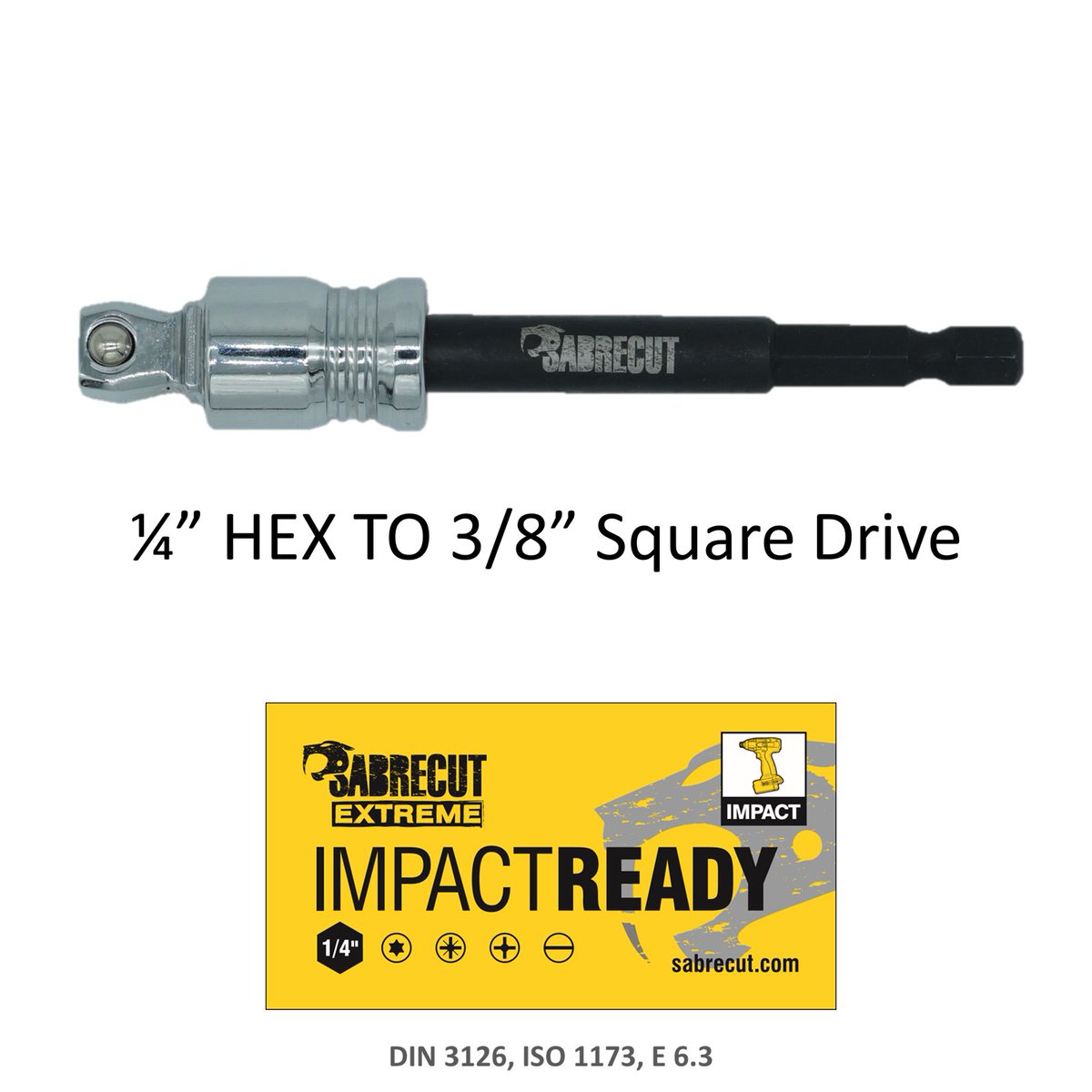 SabreCut_'s tweet image. Sabrecut Extreme 1pcs 95mm tilt socket adapter (SCISA10038) specifically designed for use with impact drivers, impact wrenches &amp;amp; ratchets. Chrome finish for easy cleaning with black oxide coating for corrosion protection.

sabrecut.com/1pcs-95mm-tilt…

#SocketDrivers #SocketAdapter