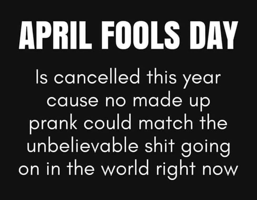 pot_pocket's tweet photo. April Fools Day has been cancelled 🤪 #AprilFools https://t.co/wVw5S7Q0sd