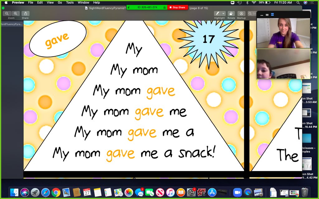 sarahdavis_FF's tweet photo. Online teaching isn’t ideal but I’m grateful to the wonderful families, teachers and staff. We can still connect, teach and show compassion virtually! #WeAreMaumee #Zooming https://t.co/KdhRvgyqTb