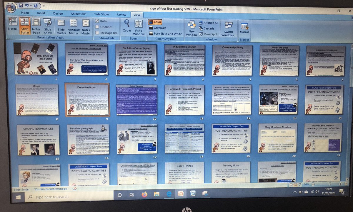 MsWolstenholme's tweet photo. Productive few days working remotely has resulted in a refreshed Sign of Four scheme and booklet. I’ll stick it on litdrive if anyone wants it? @Team_English1 @LitdriveUK https://t.co/Eb4Y1J62Ay