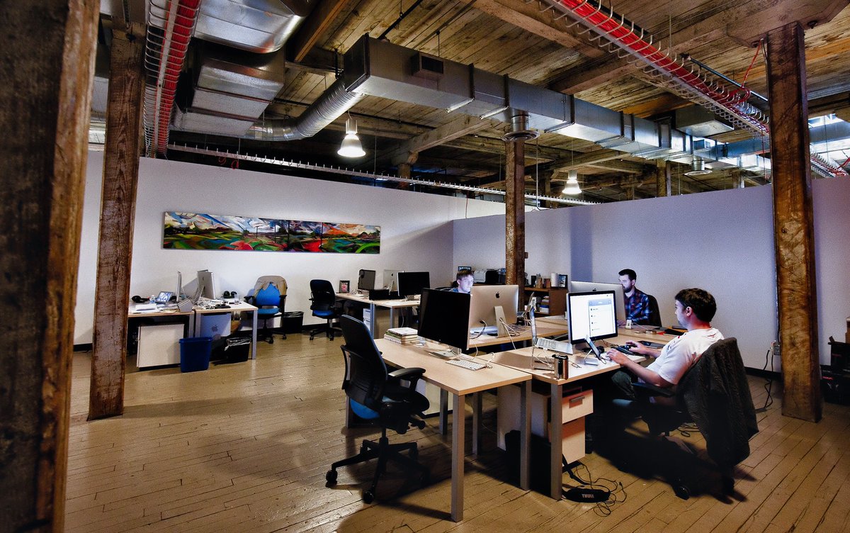 Back when Mobelux started in 2008, founders Jeff and Garrett worked remotely alongside the team and found themselves at times sitting on home-office floors with make shift desks. Ten+ years later, we find ourselves inspired by that same collaborative spirit as we work remotely!