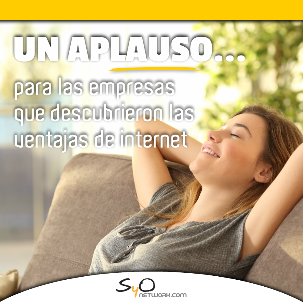 syonetwork's tweet photo. 👏UN APLAUSO PARA EMPRESARIOS QUE... han descubierto todo lo que internet les puede ofrecer para mejorar sus resultados y su eficiencia. Teletrabajo, ventas online, reuniones virtuales,... un nuevo mundo digital que llegó para quedarse.
Contáctanos  👉 https://t.co/uoucnkFlk2 https://t.co/22oFjPkrf5