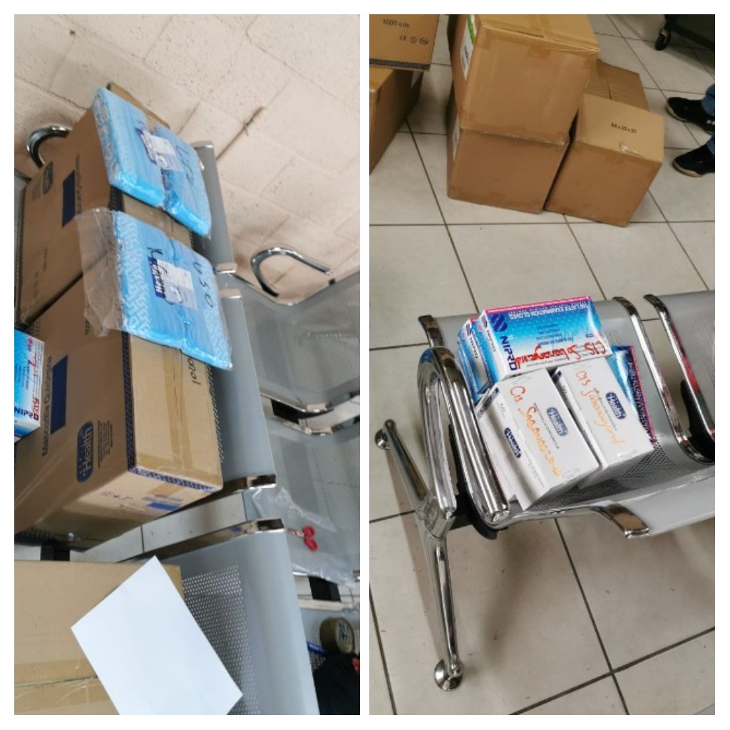 Rdfm08's tweet photo. Distribución y envío de equipo de protección personal en Bioseguridad a los Municipios de la Red de Francisco Morazán. Para ser utilizado por Personal Médico en nuestros establecimientos de salud. https://t.co/UiufH4aRAe