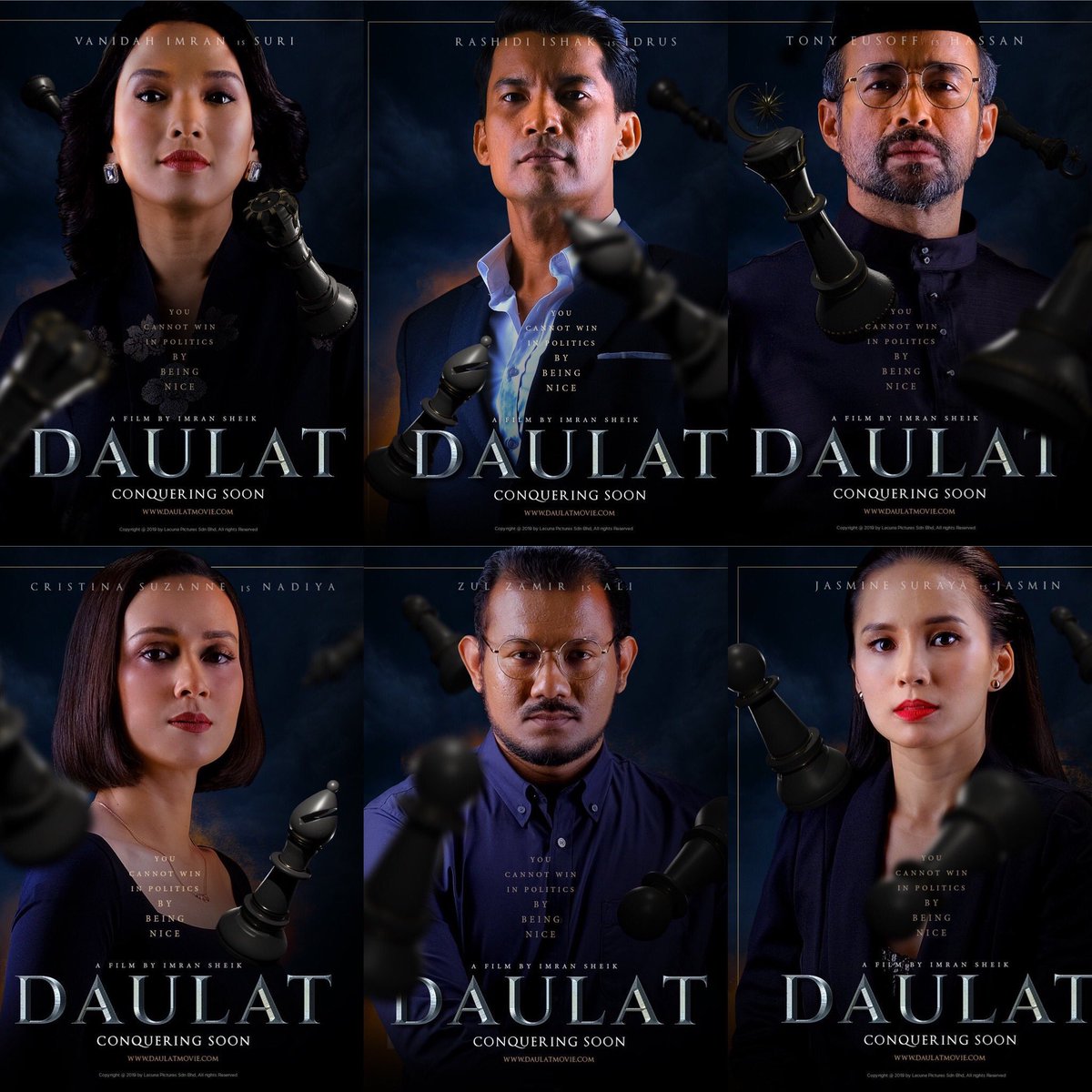 DAULAT is a political thriller that focuses on good plot, engaging storytelling, masterclass in acting and Vanidah Imran.In short, don’t expect a letup sana letup sini tendang tumbuk terajang action movie. It’s a carefully structured movie with story all Malaysians can relate