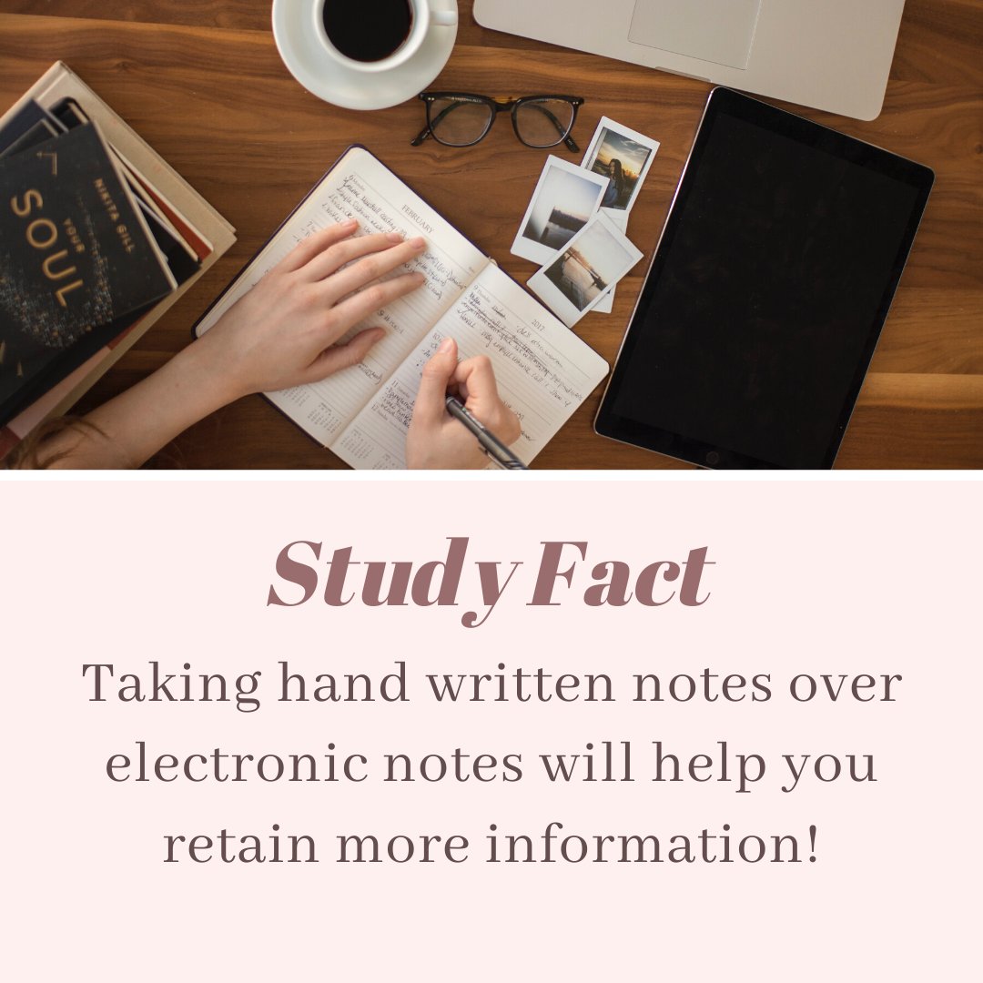 fernschoolguide's tweet photo. Studies show that taking hand written notes actually helps you focus more on the content whereas electronic notes can be a mindless habit. Check out the article for more benefits on hand writing notes.🤓https://t.co/9FErgp3QlR #school #study https://t.co/Lz4eV32pTY