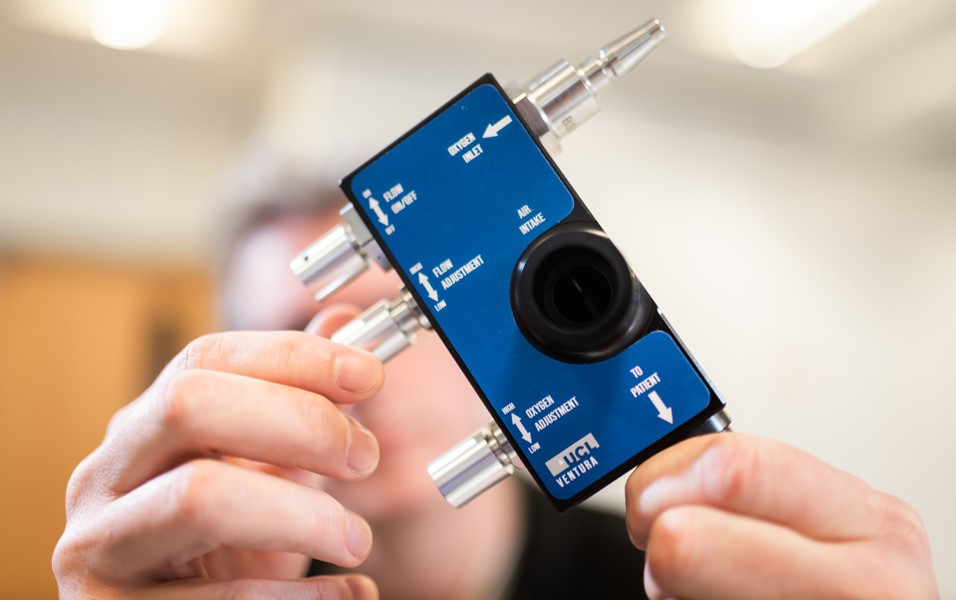 New breathing aid device (image credit: James Tye / UCL)