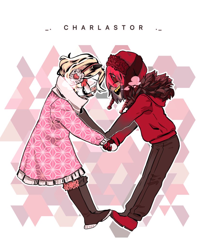 cinnaflyster's tweet photo. Crackship galore... COMPLETE! And my hands self-amputated only 14 times! I call this a success💪😊

#charlastor #plantlotte #husklie #voxlie
#hazbinhotel #hazbinkidsAU? #hazbingartenAU? https://t.co/S1xARE2ush