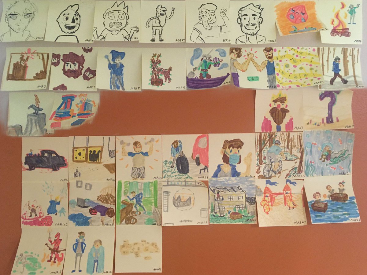 ninjaguy00's tweet photo. March sticky note calendar https://t.co/vDANwV3PVz