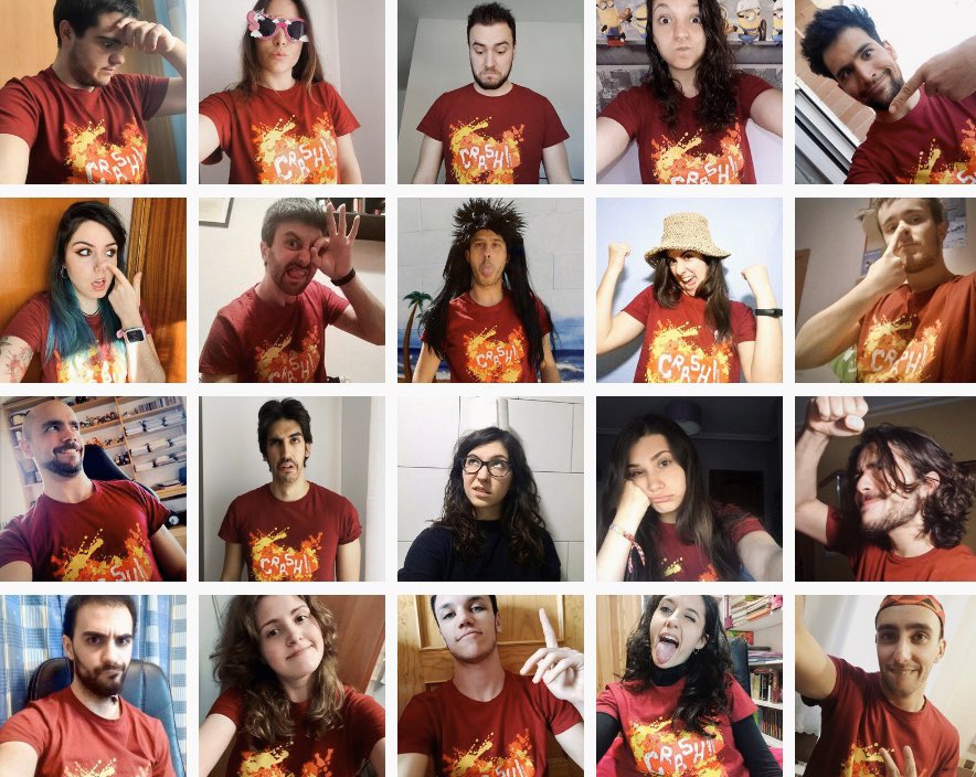 CrashBatucada's tweet photo. Sabemos que estos días de cuarentena pueden ser difíciles, por eso queremos sacaros la mayor de vuestras sonrisas gracias a nuestra más que demostrada y contrastada "tontería" para que no nos echéis tanto de menos... 🤪

#CrashLove
#FamiliaCrash https://t.co/Boa8E0Osnu