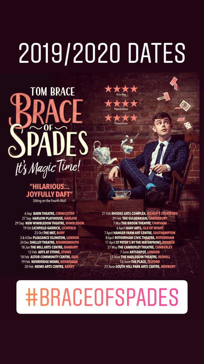 tombracemagic's tweet photo. Theatre Programmers/Managers

I was in the midst of booking my brand new magic show tour for autumn/spring before this kicked off. I’d love to connect with some venues I haven’t visited before to bring the show to new areas of the UK and internationally. #theatre #touringwork https://t.co/dQgtkXqX2a