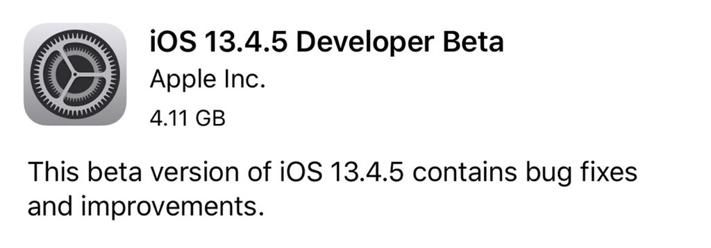 iOSphoneTV's tweet photo. تحديث تجريبي جديد iOS 13.4.5، لا اعرف كيف قفزت ابل من 13.4 الى 13.4.5 دون المرور عن 13.4.1 و 13.4.2 .. 😂
ساجربه و اخبركم عن الجديد فيه كالعادة.
تحياتي✌🏽
#ios1345 #ios1345beta1 https://t.co/TsAiQtn6hK