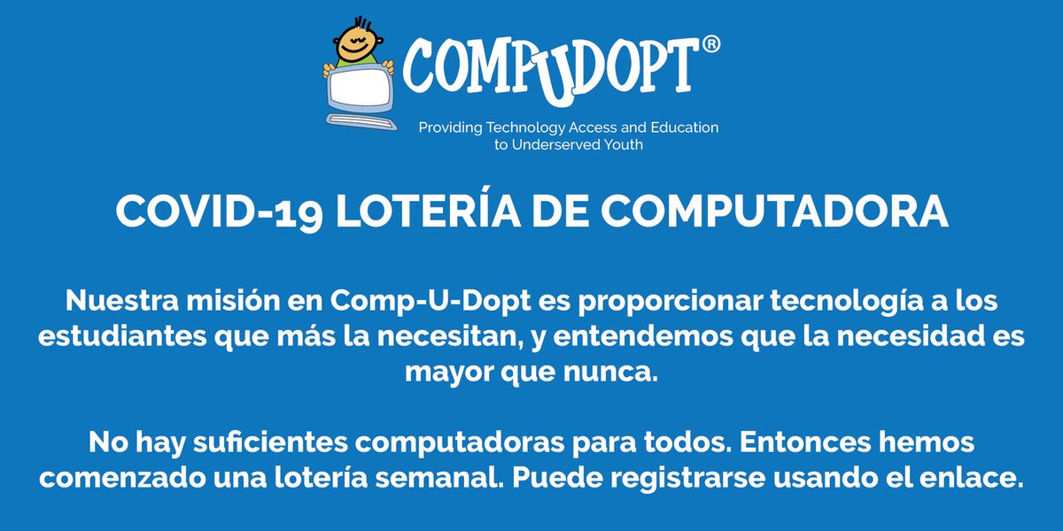 marig2515's tweet photo. If you are needing a laptop for online learning check out this resource. @compudopt @cishouston @WhittierES_HISD @WRS_WhittierElm @HISDEastArea https://t.co/wRWqiEfEG4 https://t.co/C1jKuRMZqh