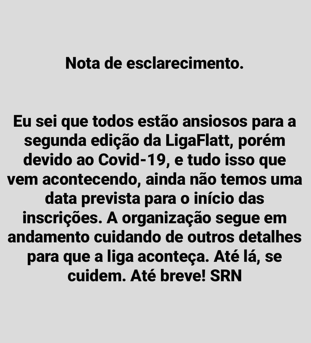 LigaFlaTT's tweet photo. ATENÇÃO!!!!! ⚠️ https://t.co/GRFklsJves
